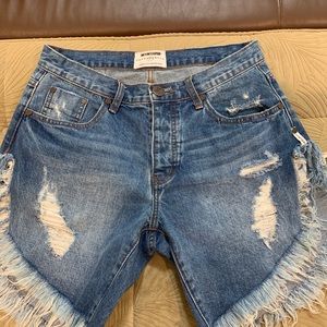 Free People One Teaspoon Denim Shorts